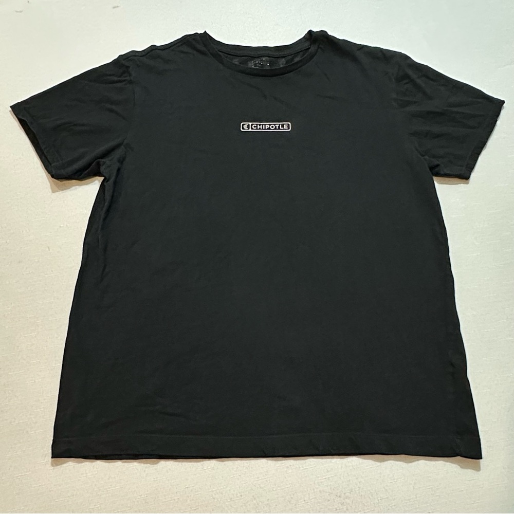 Chipotle Graphic T-Shirt Black Medium “Keeping It Real” Tee